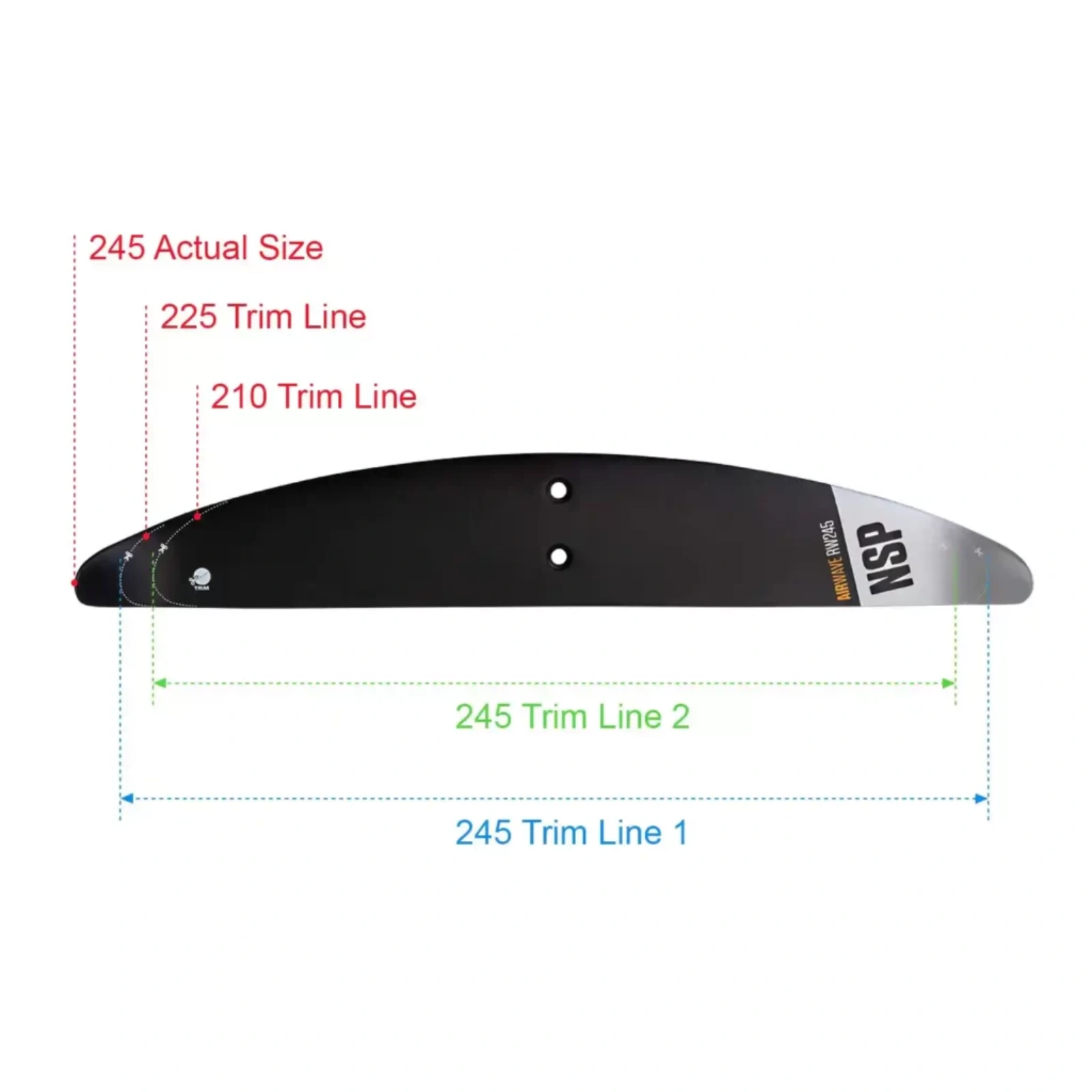 Trim-line-diagram-RW-245-high-aspect-wing RW 245 HIGH ASPECT WING