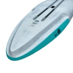 NPS Bluefin Pro Carbon downwinder SUP foil board - tail close-up angled