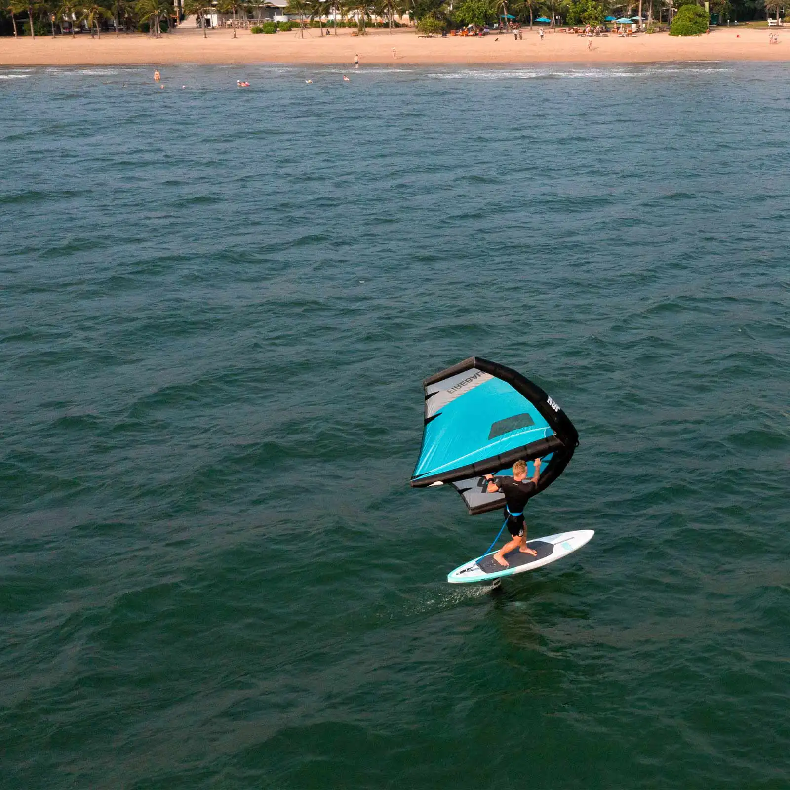 NSP Bluefin Pro Carbon Downwinder | SUP Board action 04